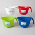 Regent Products G25350 3 qt Mixing Bowl Handled with Spout, 4 Assorted RE439092